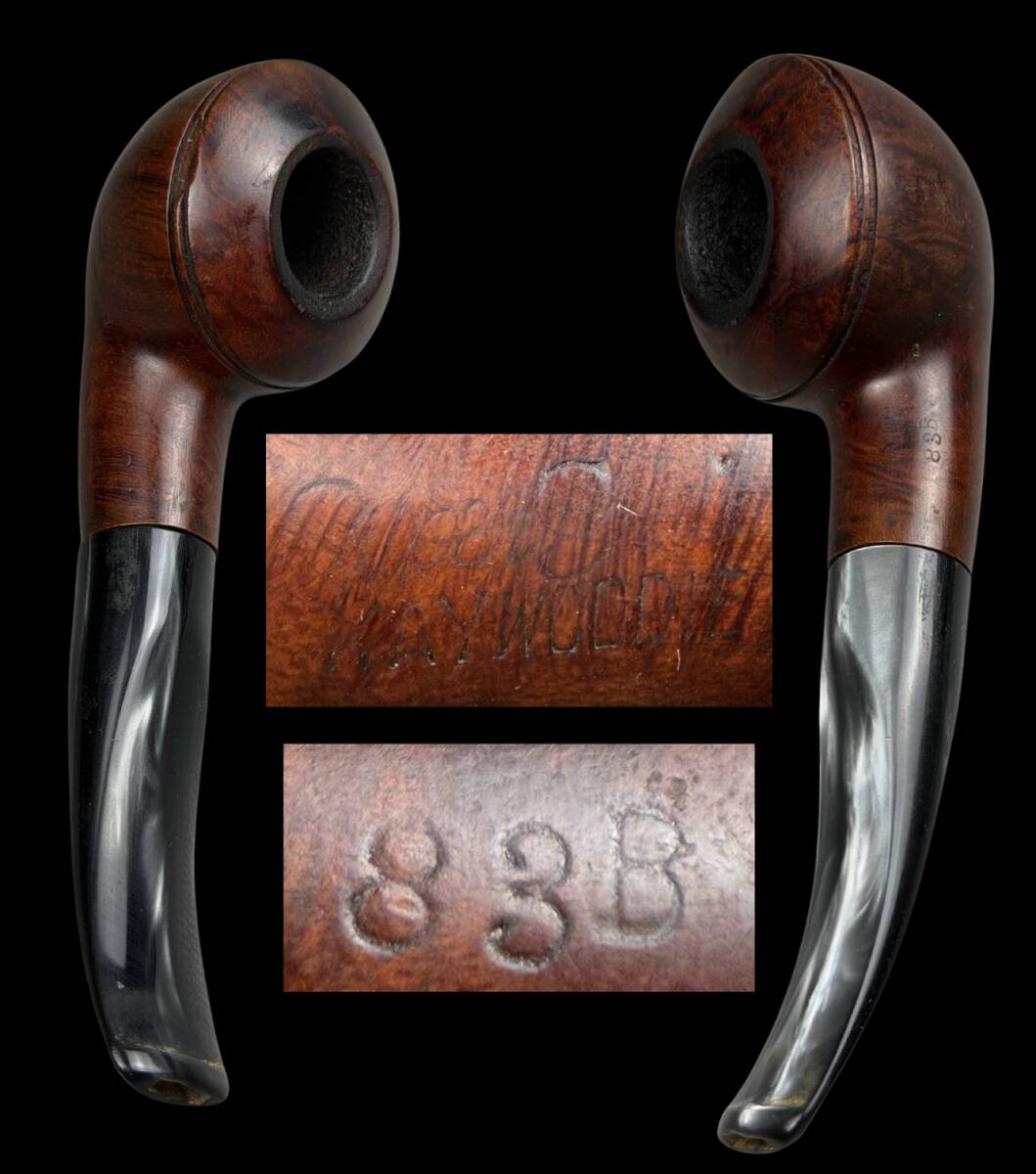 【偲】うぶ品 KAYWOODIE ケイウッド 83 B 古いパイプ ランド パイプ 喫煙具 t-339拍卖