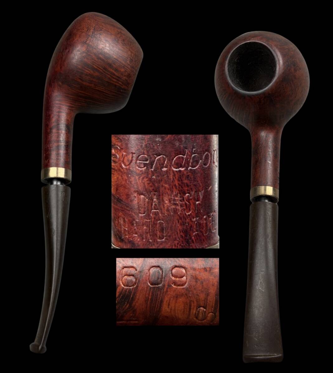 【偲】うぶ品 Svendborg スヴェンボー ハンドメイド デンマーク製 古いパイプ ランド パイプ 喫煙具 t-327拍卖