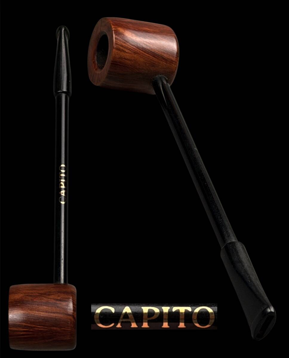 【偲】CAPITO レア ビンテージ 時代物 タバコ 古いパイプ パイプ 喫煙具 t-310拍卖