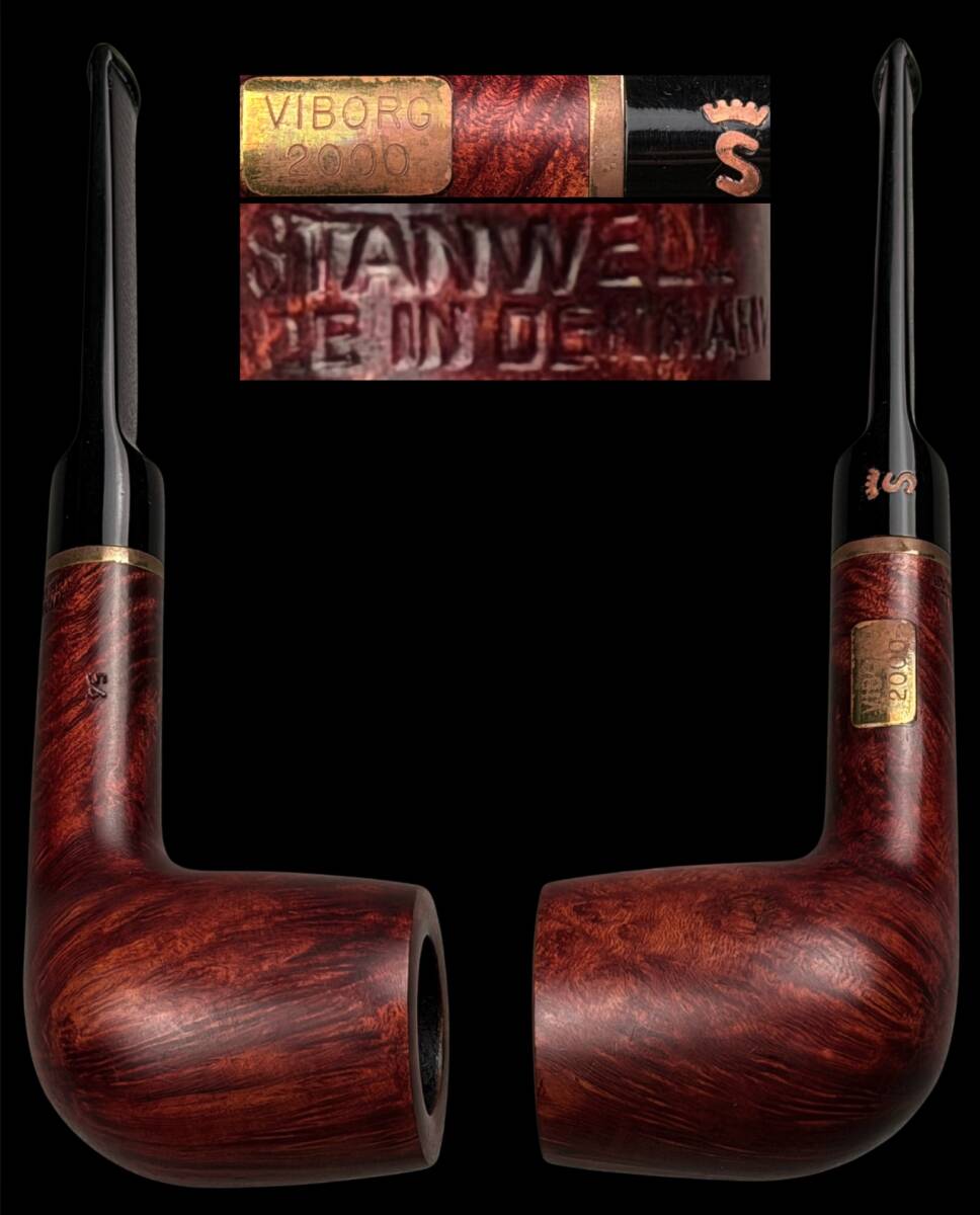【偲】STANWELL スタンウェル VIBORG 2000 MADE IN DENMARK 時代物 古いパイプ ランド パイプ 喫煙具 t-314拍卖