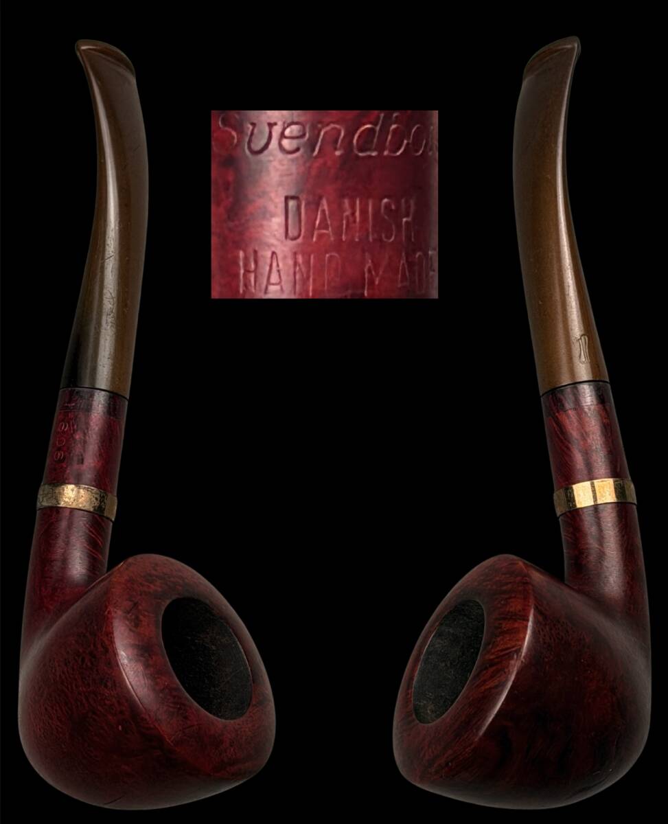 【偲】Svendborg スヴェンボー DANISH ヴィンテージ デンマーク製 ハンドメイド 時代物 タバコ 古いパイプ パイプ 喫煙具 t-307拍卖