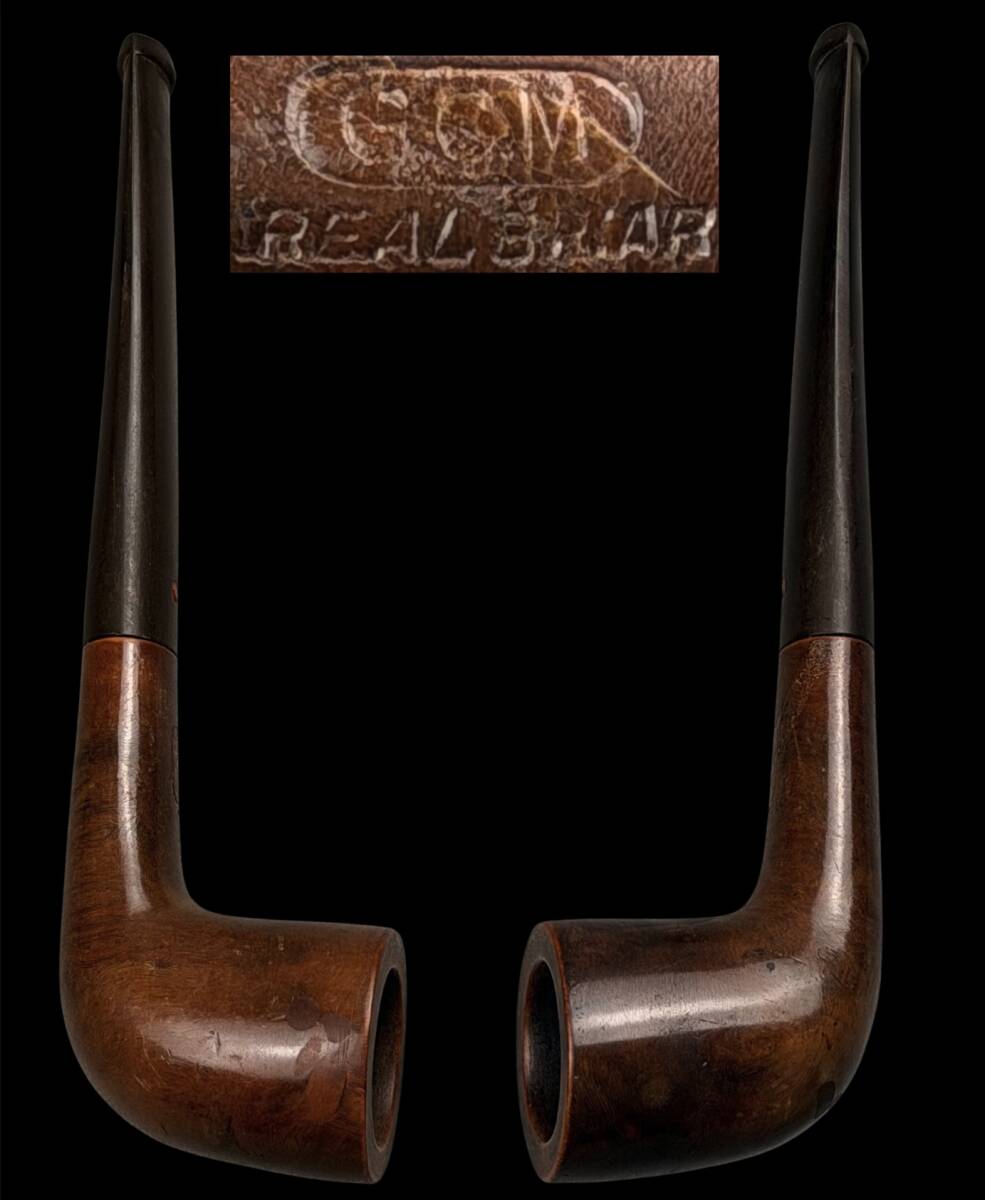 【偲】G.O.M REAL BRIAR 時代物 タバコ 古いパイプ パイプ 喫煙具 t-319拍卖