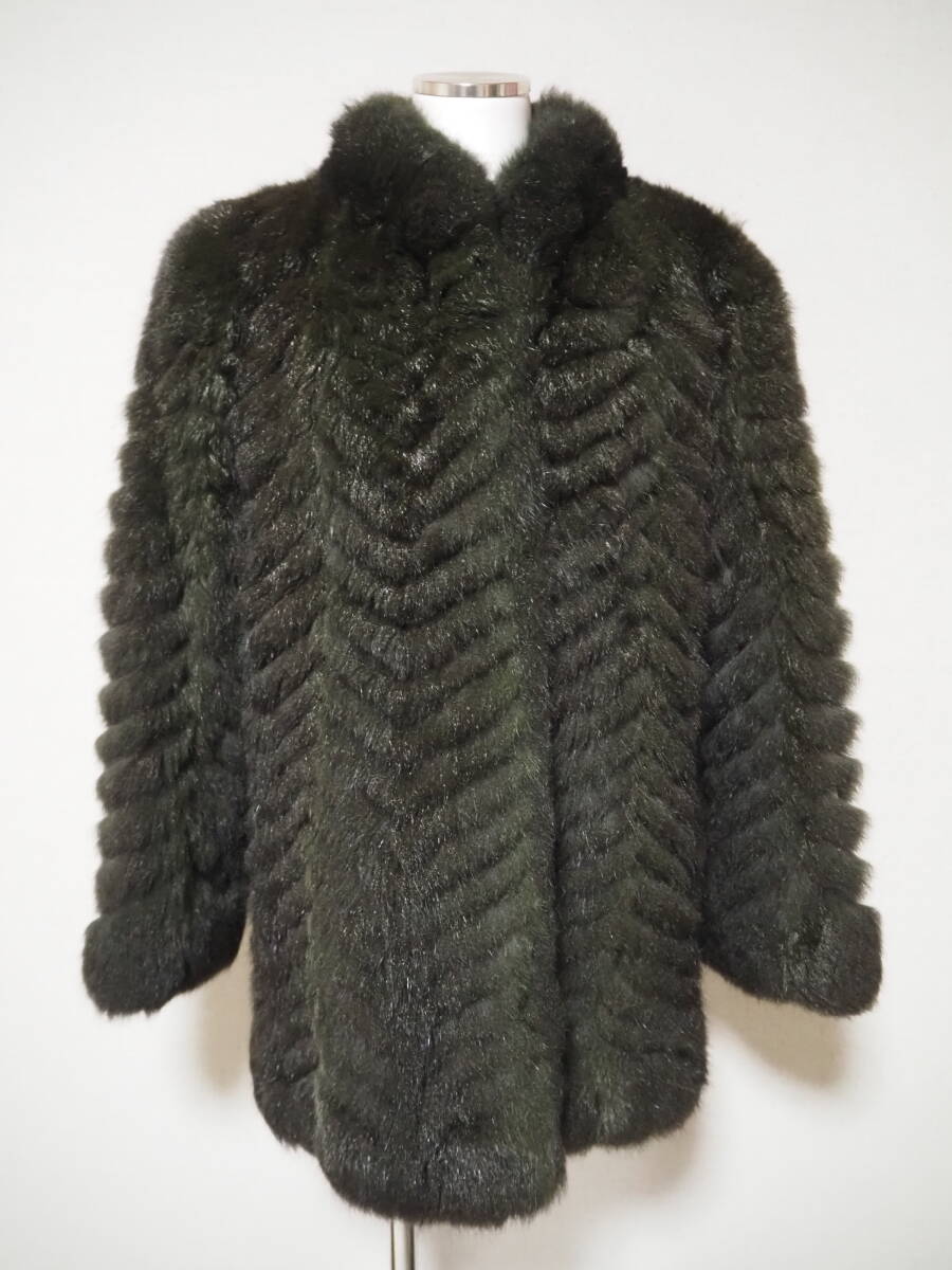 ■ポッサム■ハーフコート■着丈72㎝■レアカラー■拍卖