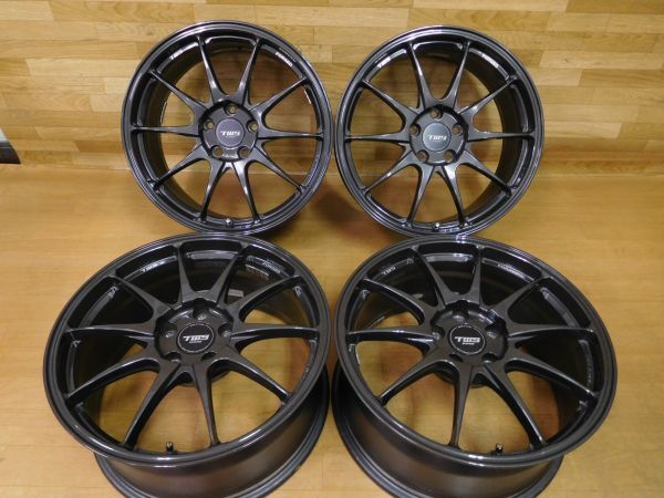 15-950◆鍛造!!★TWS RS317★18in8.5J+44 PCD114.3-5H★FD2シビック,ランエボ,GTO,WRXインプレッサ,クラウン,プリウスα◆T66-F CE28TE37拍卖