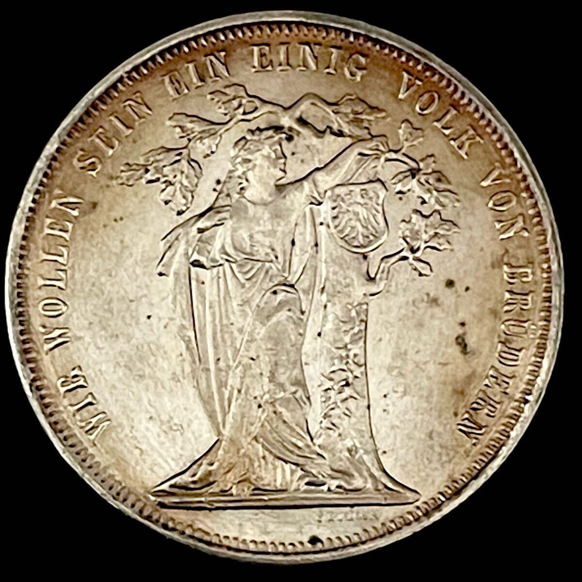 銀貨 1868年 第3回ドイツ連邦射撃祭記念銀貨 オーストリア 1ターレル銀貨 硬貨 古銭 一円銀貨 貿易銀 硬貨 コイン 5拍卖