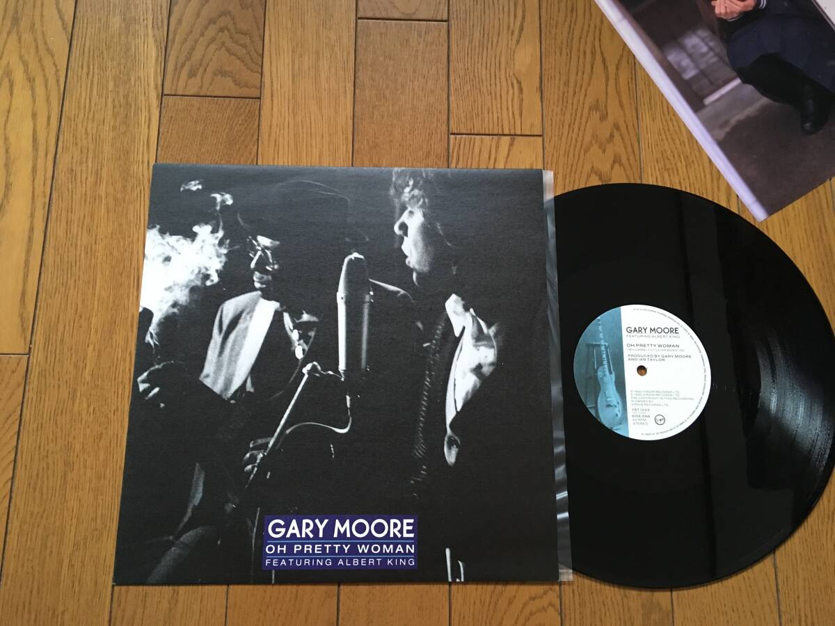★ゲイリー・ムーア&アルバート・キングの1990年の貴重アナログ盤!/プリティ・ウーマン GARY MOORE&ALBERT KING/OH PRETTY WOMAN拍卖