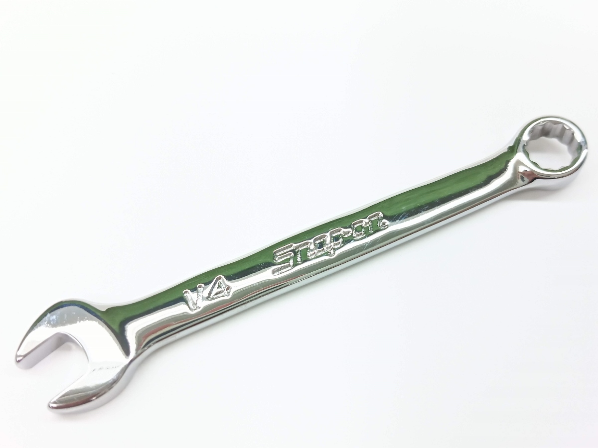 未使用 snap-on スナップオン 1/4 12角 フランクドライブ コンビネーション レンチ OXI8B拍卖