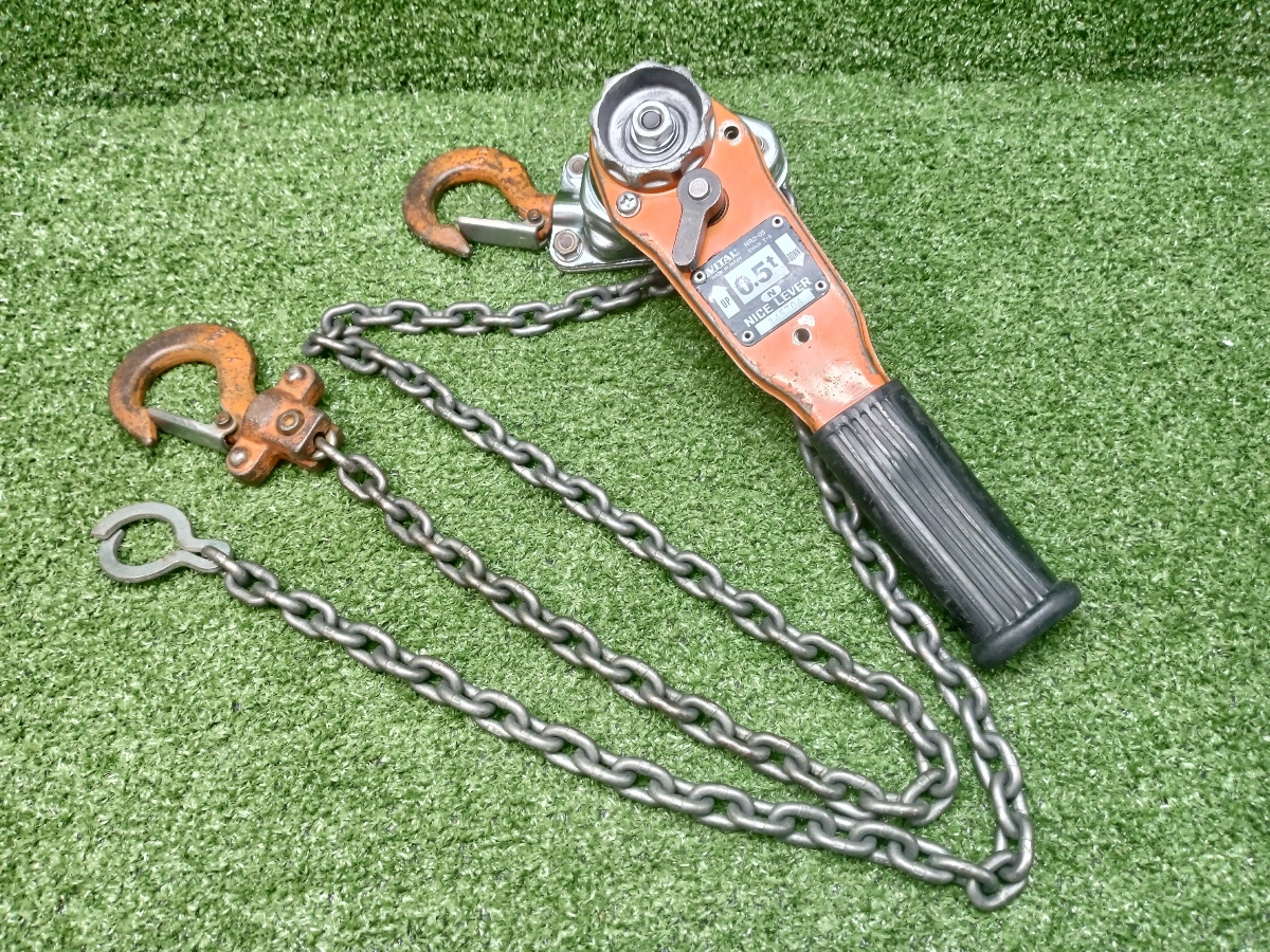 中古 VITAL バイタル ナイスレバー レバーホイスト 0.5t NR2-05 ②拍卖