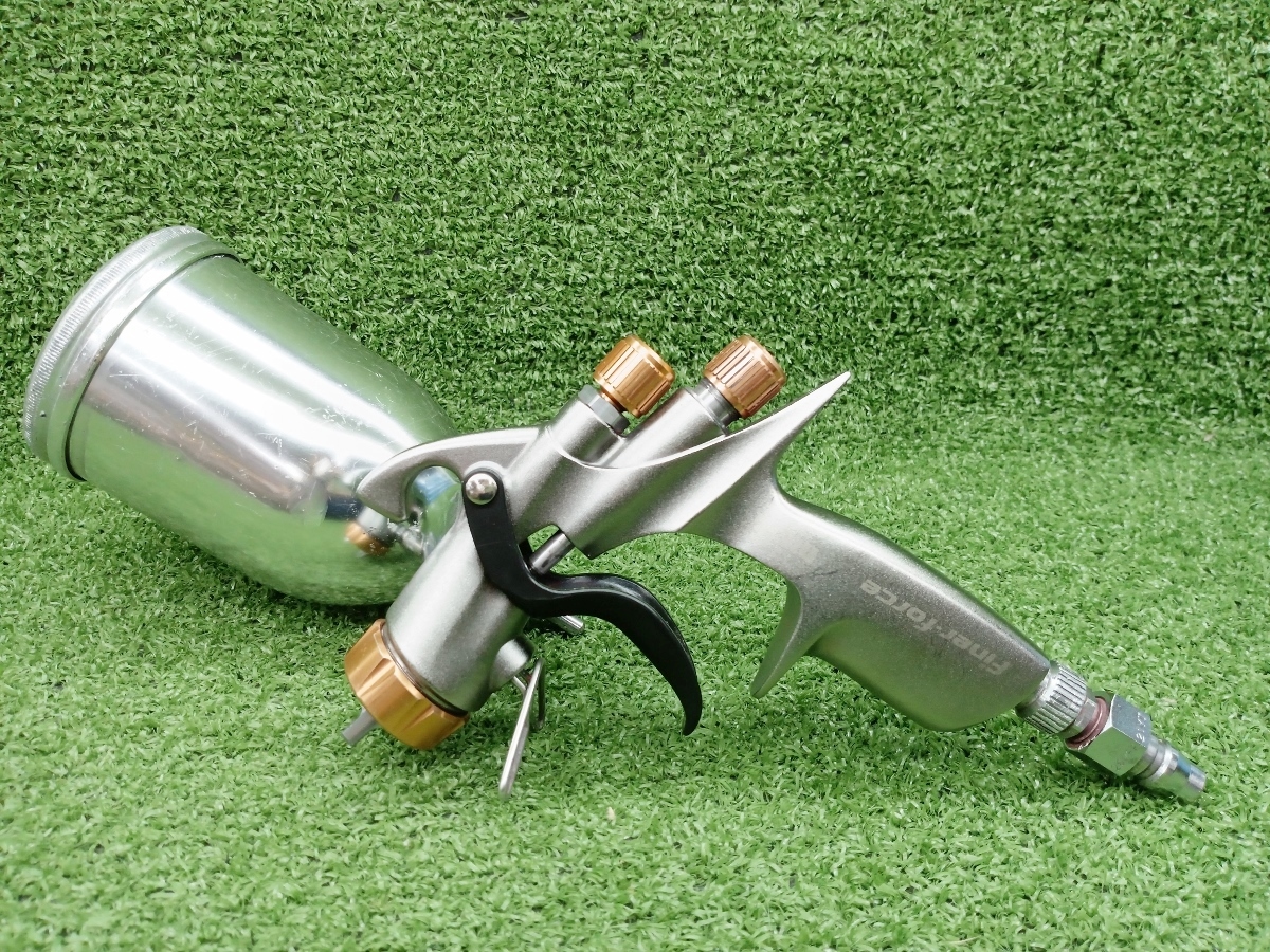 中古 meiji 明治機械 FINER-FORCE R スプレーガン エアスプレー カップ付き拍卖