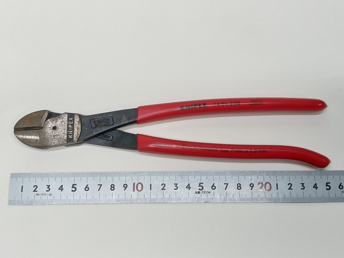 中古 KNIPEX クニペックス 強力型ニッパー 250mm 7401250拍卖