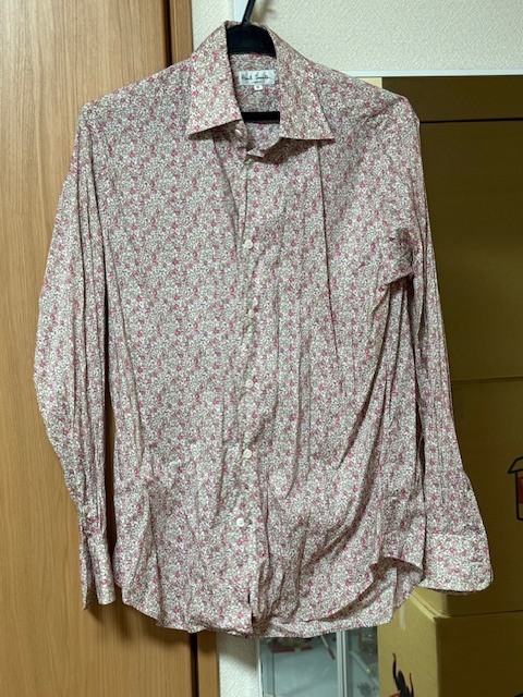 【中古品】Paul Smith ポールスミス 花柄シャツ サイズM拍卖