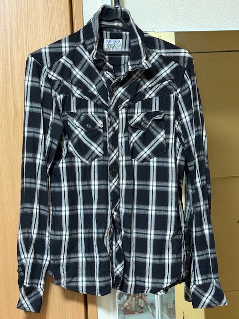 【新古品】NICOLE CLUB FOR MEN ニコルクラブ チェック柄シャツ サイズ48拍卖