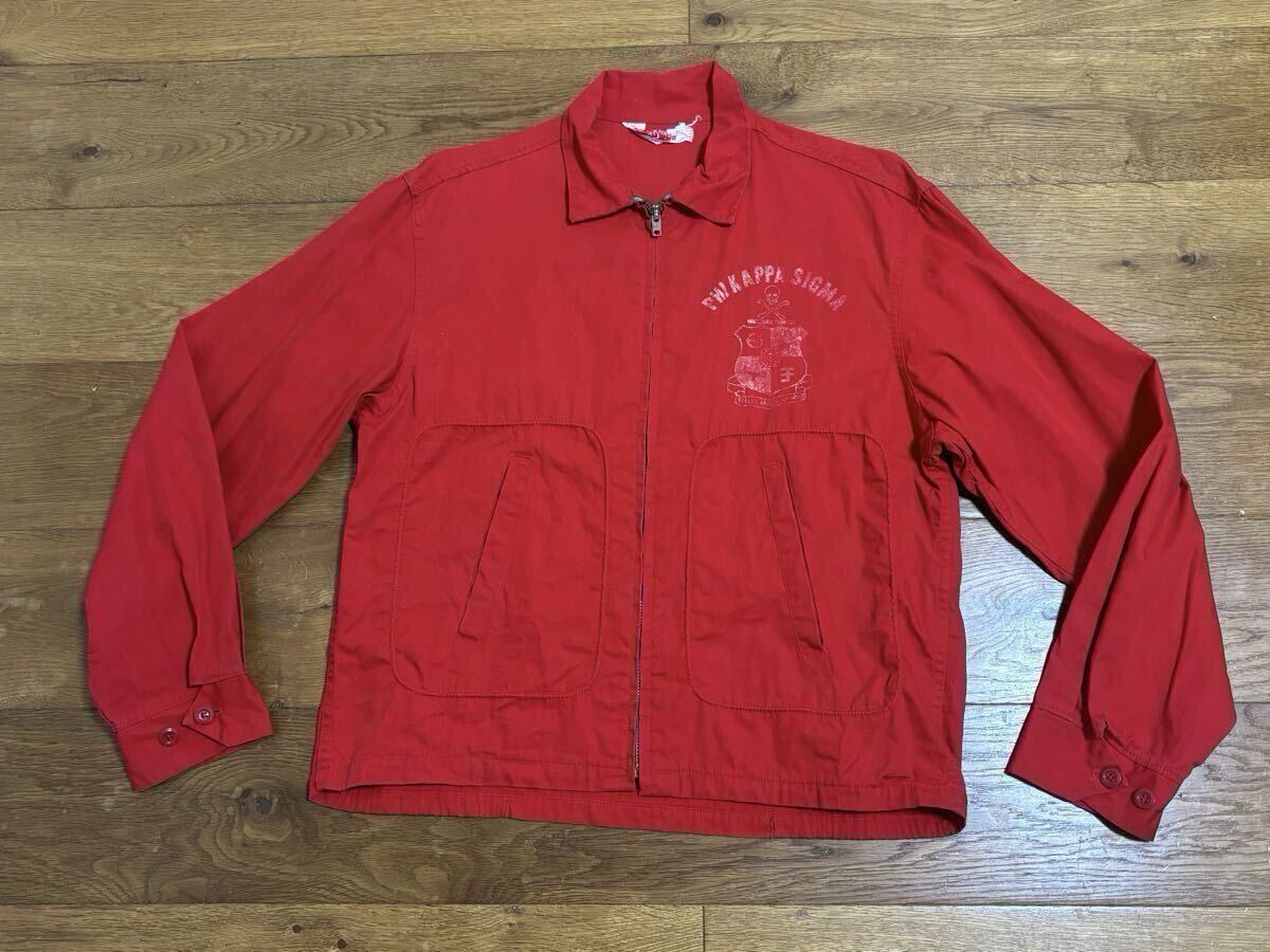 60's〜 ビンテージ Dan River ダンリバー スイングトップ ジャケット ドリズラー スカル 拍卖