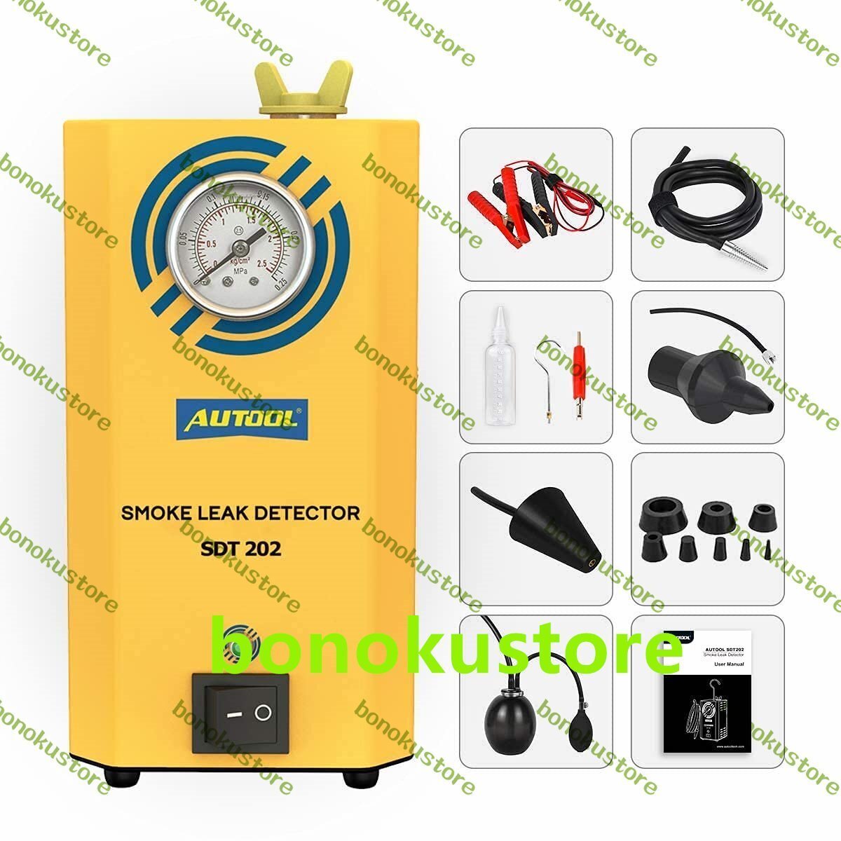 煙漏れ検知器自動車用燃料漏れ検知器 EVAP スモークマシンリークテスターカーパイプリークテスター(すべての 12V 車両用)拍卖