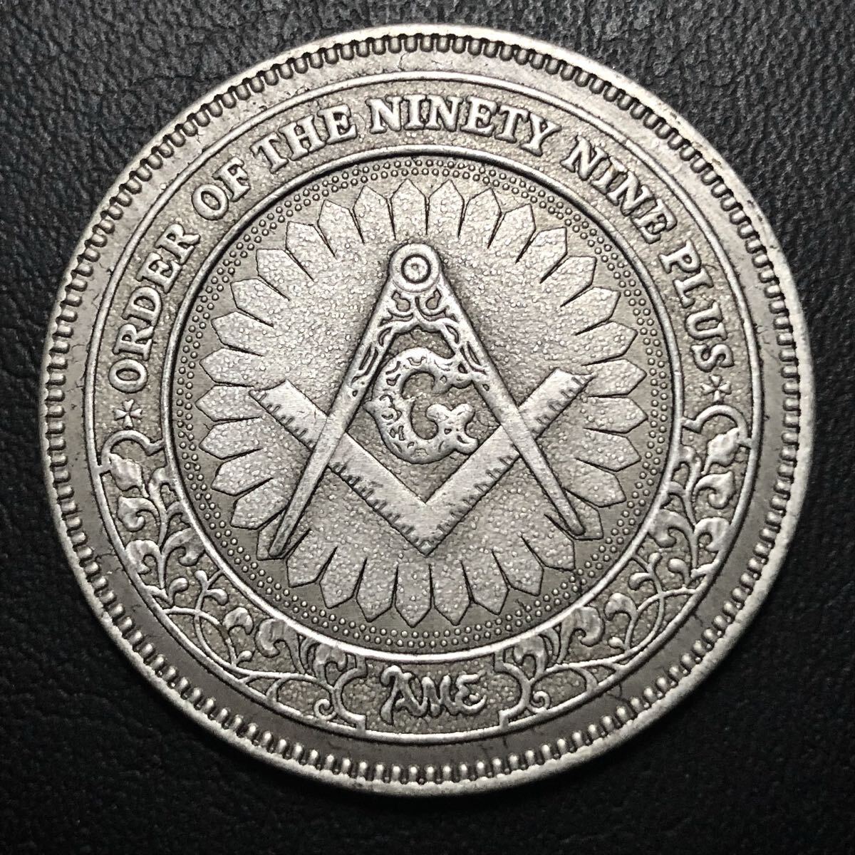 外国古銭 イギリス 共濟會 秘密結社 フリーメイソン 天眼 大型銀貨 古銭 アンティーク拍卖