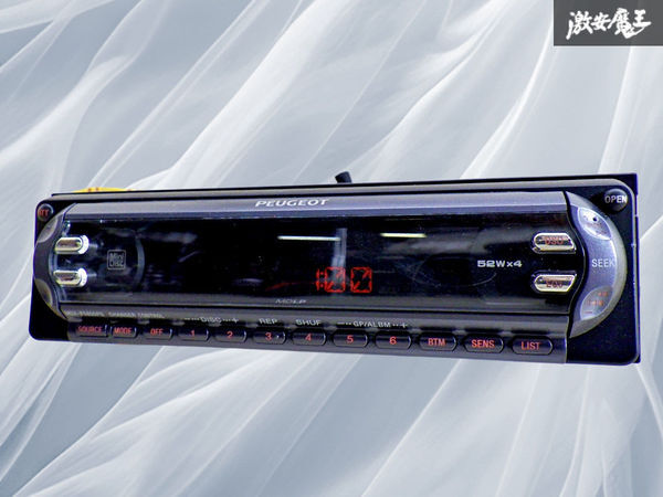 【通電OK!ストア出品】プジョー 純正 SONY製 MDX-F5800PG 1DIN MD デッキ プレイヤー 即納 棚20I拍卖
