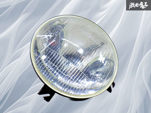 【希少!】アルファロメオ Alfa-Romeo 純正 105/115 シールドビーム ヘッドライトレンズ H1バルブ交換可能 CARELLO 55W 即納 棚25L拍卖