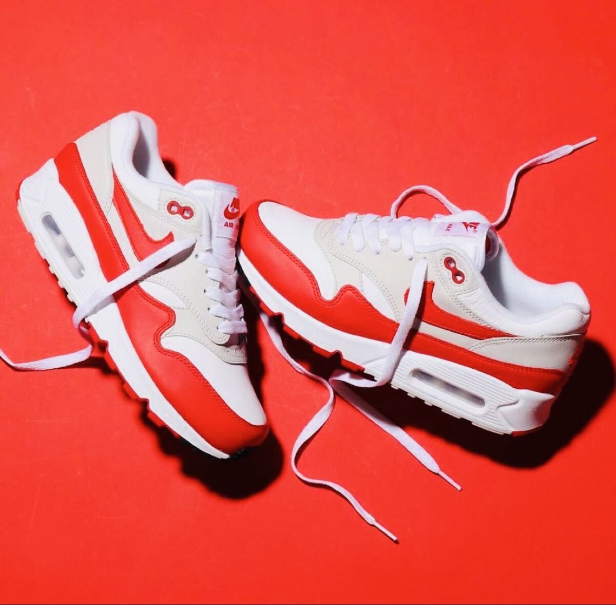 超希少!即完売品!激レアモデル!★NIKEナイキ AIRMAX90 WHITE UNIVERSITY RED!ゴールデンサイズ29cm!★拍卖