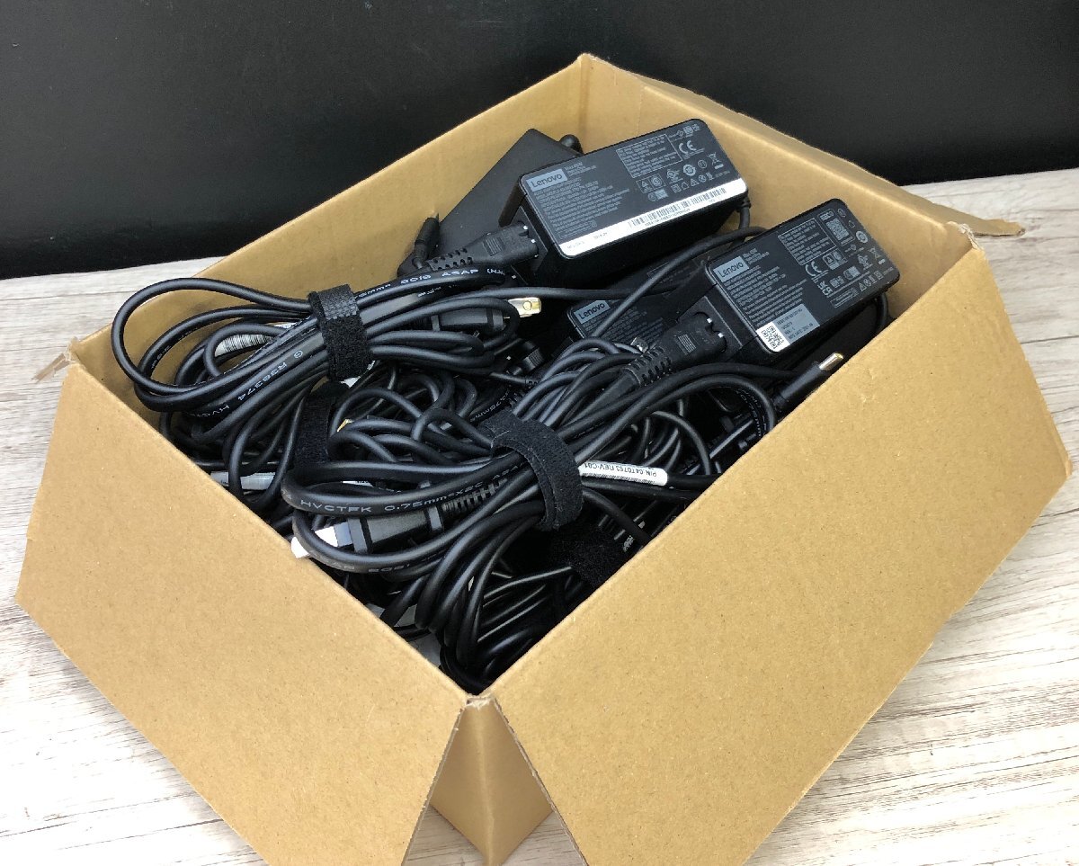 1円~ ■LENOVO 純正 ACアダプター USB TYPE-C 45W 20.0V-2.25A ADLX45YDC2D 10本 約2.7kg まとめ売り 現状品 (通電可)拍卖