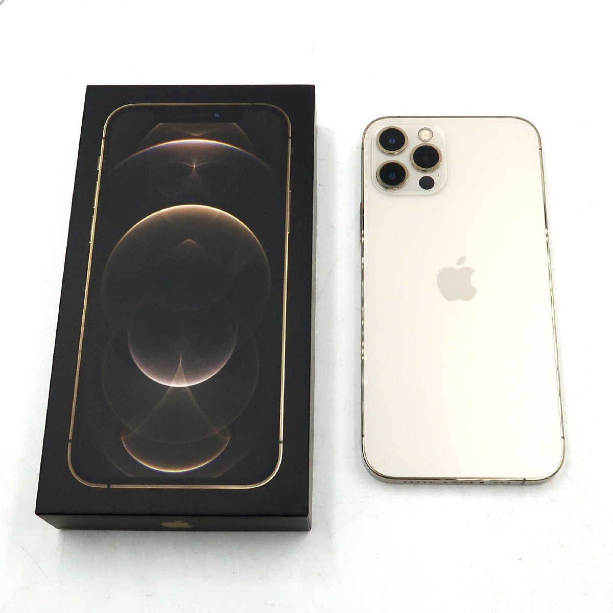 ◇ジャンク【Apple アップル】iPhone 12 Pro 128GB SIMロック解除済 MGM73J/A スマートフォン ゴールド拍卖