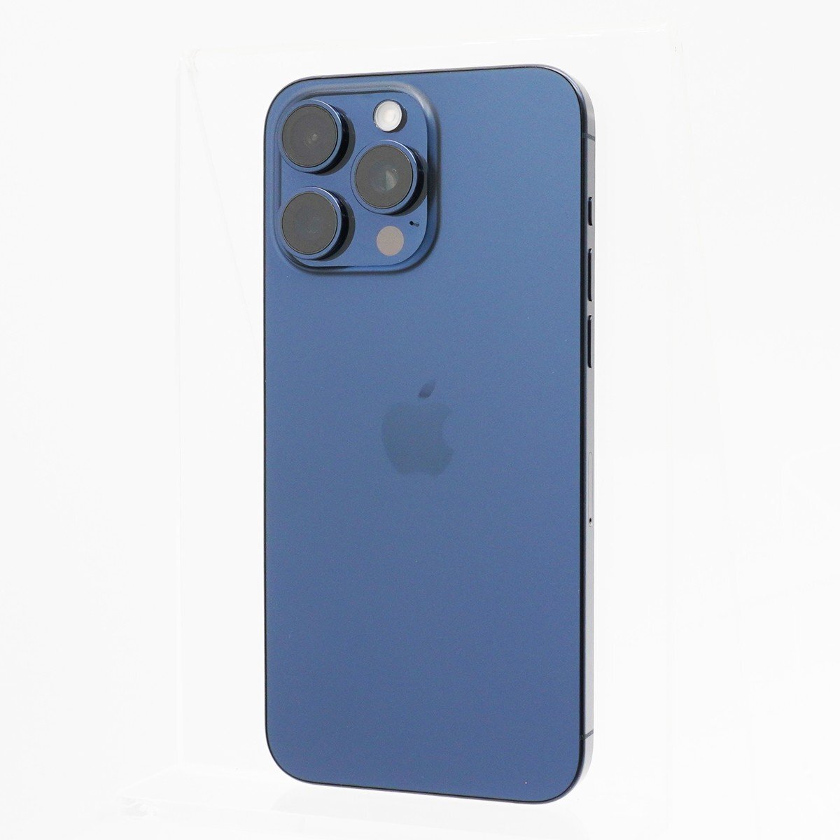 ◇新品同様【Apple アップル】iPhone 15 Pro Max 256GB SIMフリー MU6T3J/A ブルーチタニウムバッテリー最大容量100%拍卖