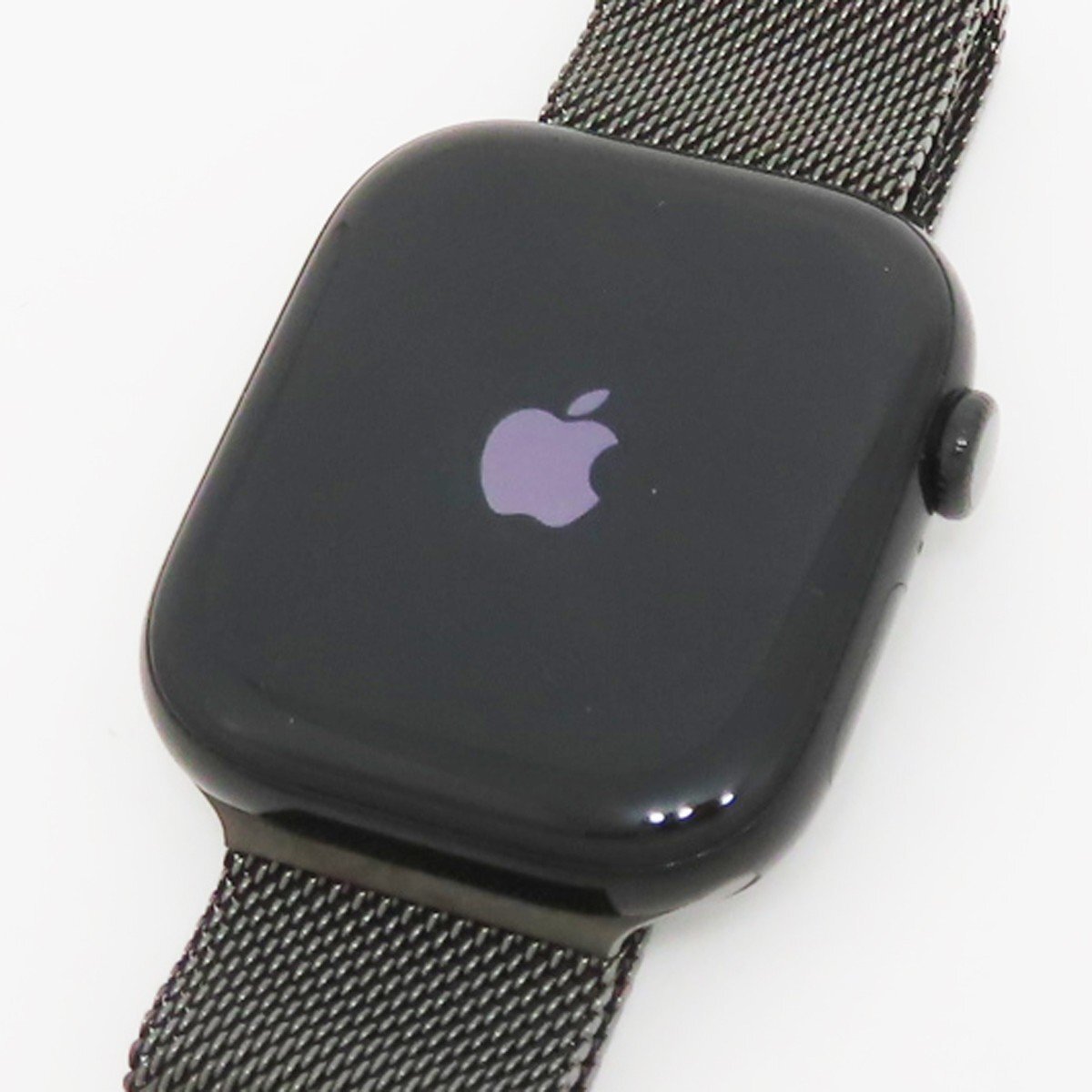◇Apple Watch Series10 46mm GPS ジェットブラックアルミニウムケース/ミラネーゼループ MWX13J/A アップルウォッチ拍卖