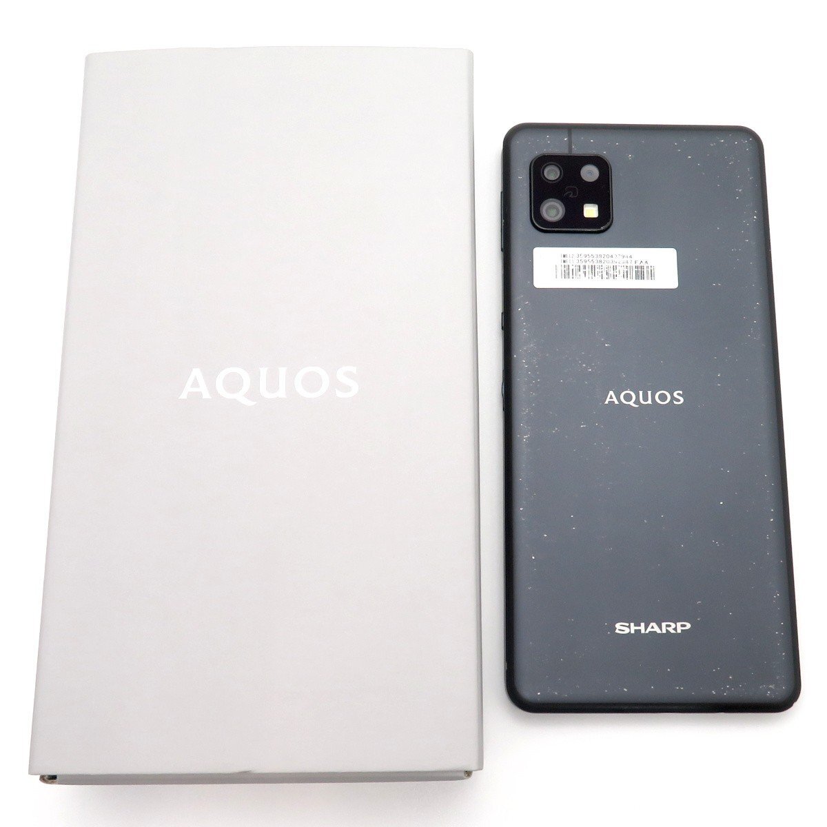◇ジャンク【mineo/SHARP】AQUOS sense6 128GB SIMフリー SH-M19 スマートフォン ブラック拍卖