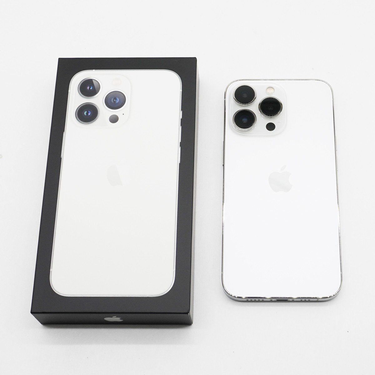 ◇ジャンク【SoftBank/Apple】iPhone 13 Pro 256GB SIMフリー MLUP3J/A スマートフォン シルバー ネットワーク利用制限△拍卖