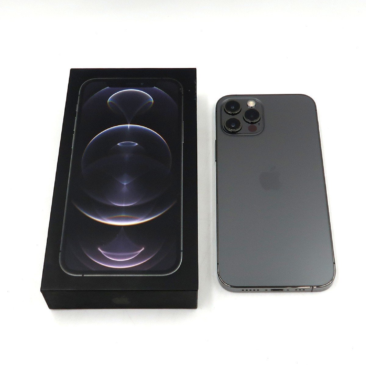 ◇ジャンク【SoftBank/Apple】iPhone 12 Pro 256GB SIMロック解除済 MGM93J/A スマートフォン グラファイト拍卖