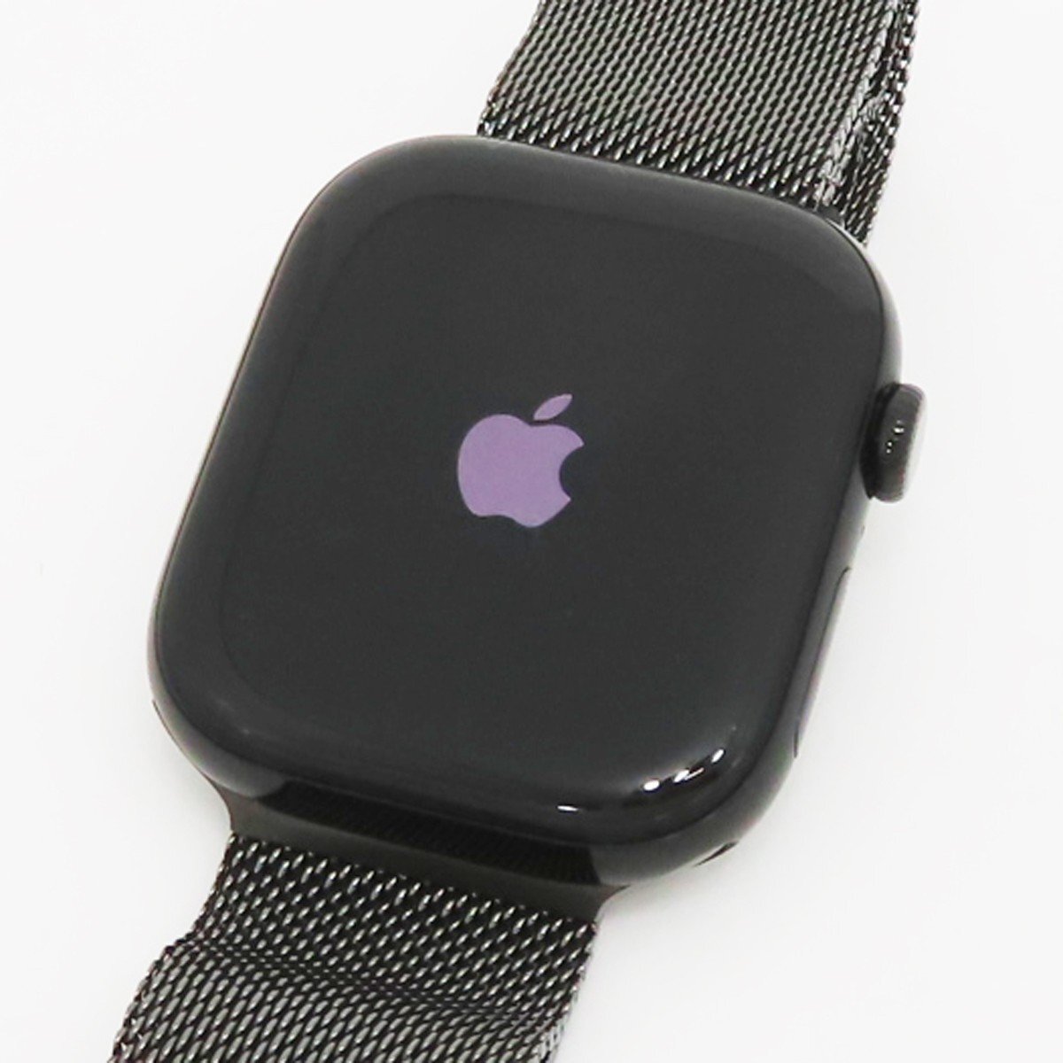 ◇Apple Watch Series10 46mm GPS ジェットブラックアルミニウムケース/ミラネーゼループ MWX13J/A アップルウォッチ拍卖