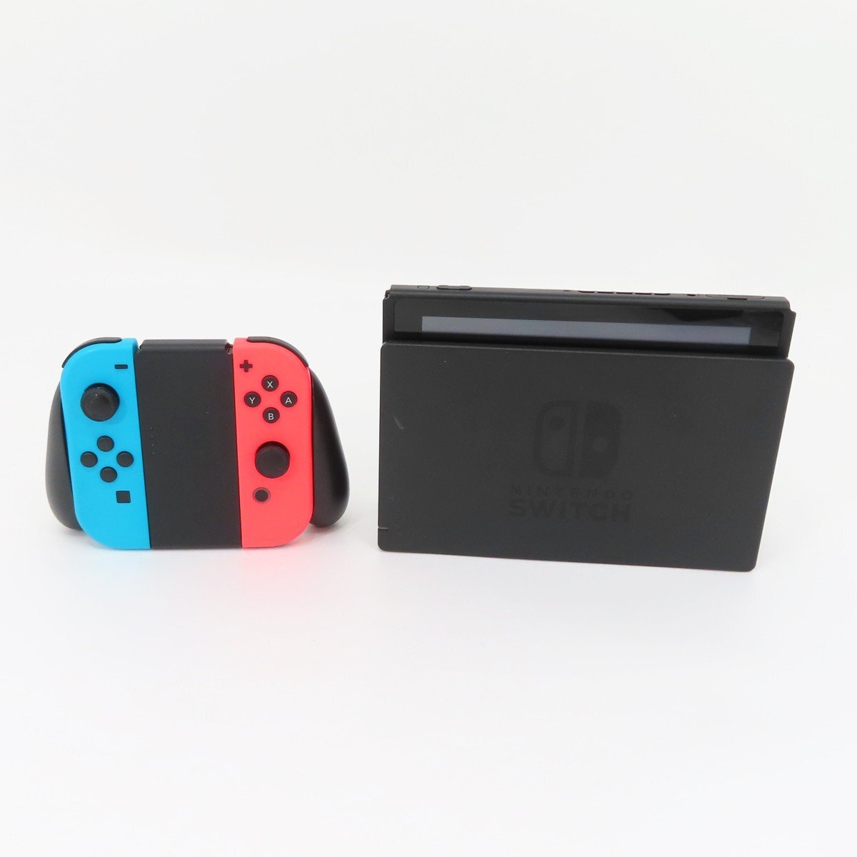 ○【任天堂】Nintendo Switch/ニンテンドースイッチ本体 HAD-S-KABAA ネオンブルー/ネオンレッド拍卖