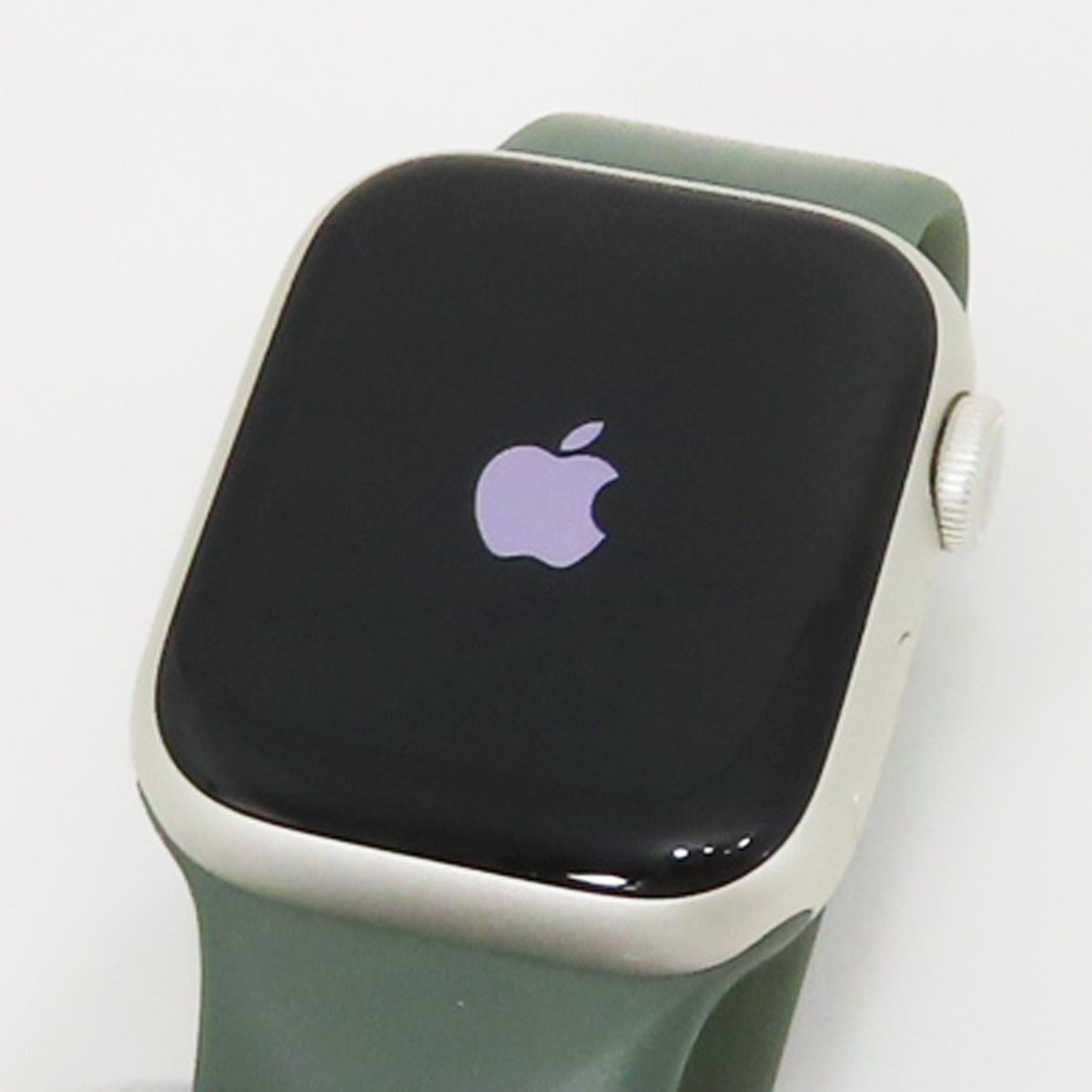 ◇Apple Watch Series8 41mm GPS スターライトアルミニウムケース/オリーブソロループ MNPD3J/A アップルウォッチ拍卖
