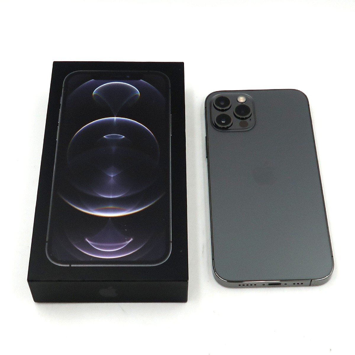 ◇ジャンク【docomo/Apple】iPhone 12 Pro 128GB SIMロック解除済 MGM53J/A スマートフォン グラファイト拍卖