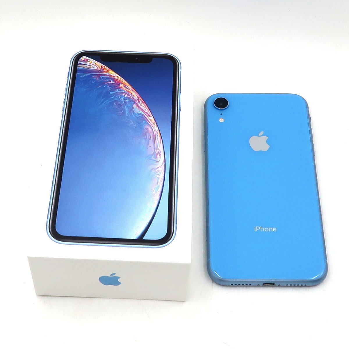 ◇ジャンク【docomo/Apple】iPhone XR 128GB MT0U2J/A スマートフォン ブルー拍卖