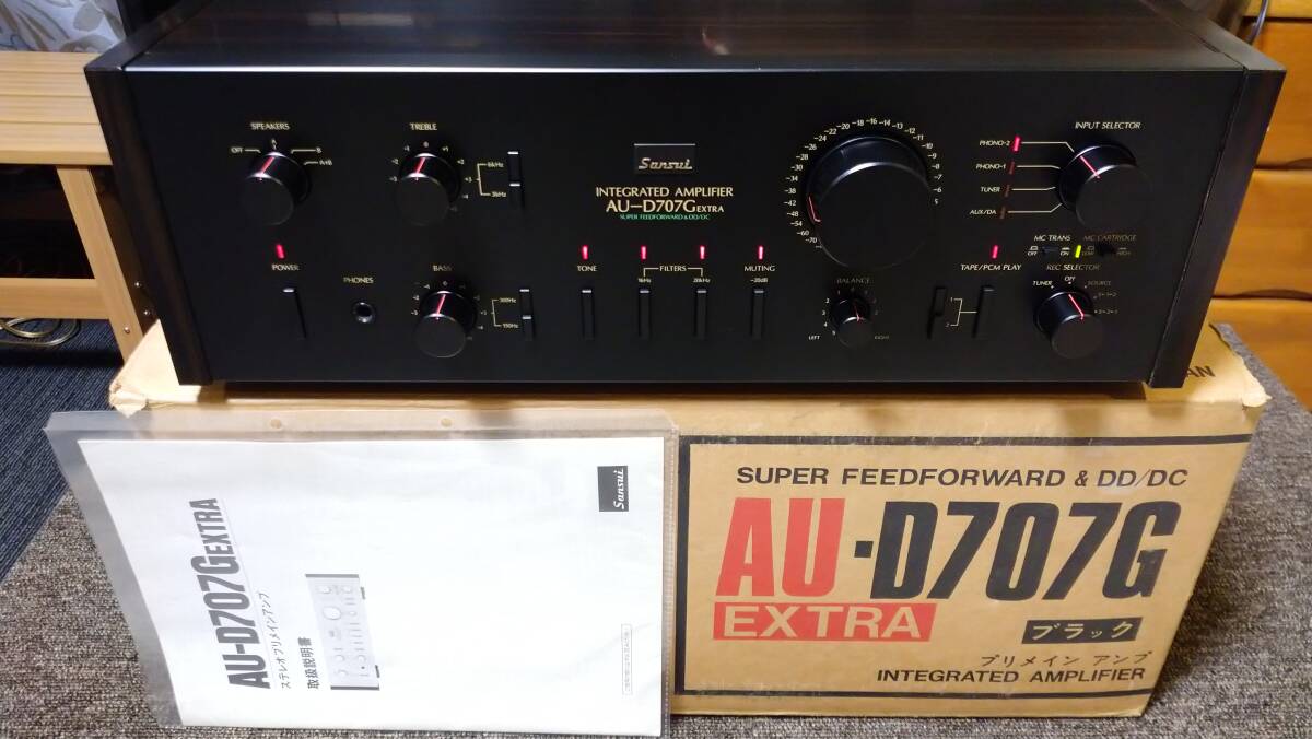 sansui サンスイ AU-D707G EXTRA (S-A) 『 オーバーホール 実施済み 保証あり 』 プリメインアンプ 拍卖