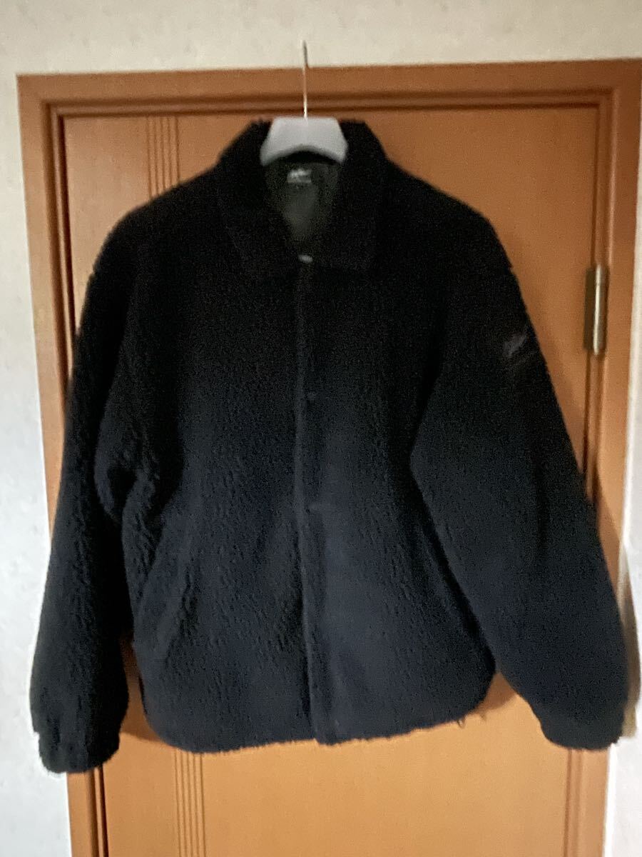 ★美USED★WTW ダブルティー ムートンコーチジャケット カラー:黒 SIZE=L拍卖