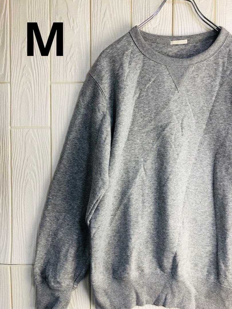 GU グレー スウェット トレーナー Mサイズ拍卖