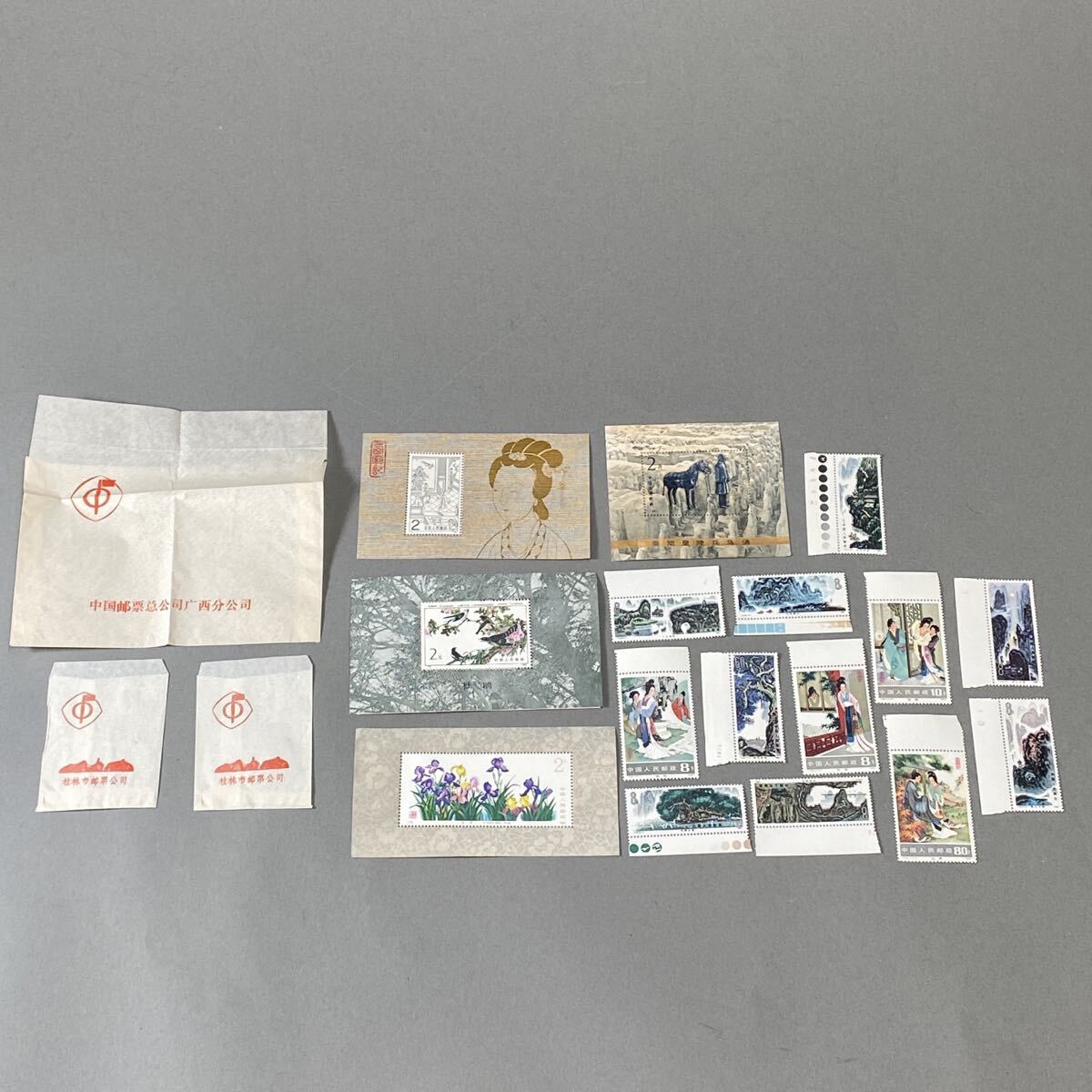 Ok1 中国切手 T84 秦始皇陵兵馬俑 T85 峨眉山 T86 簪花仕女図 1983年 T53 等 初日カバー おまとめ 中国人民郵政 バラ切手拍卖