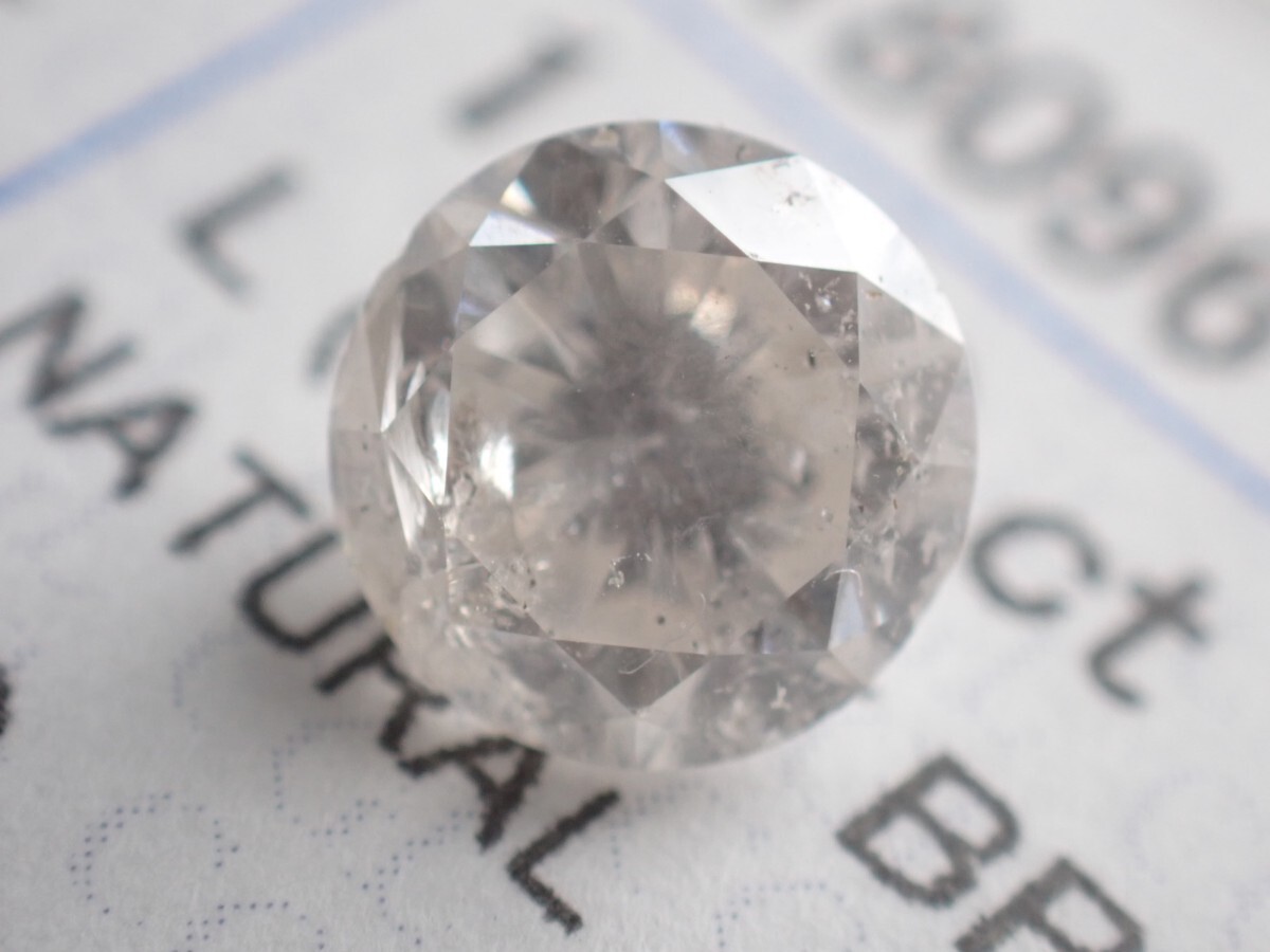 1円~!D1.060ct L I2 FAIR 天然ダイヤモンドルース 裸石 NATURAL DIAMOND sorting 中央宝石研究所ソーティング付き拍卖