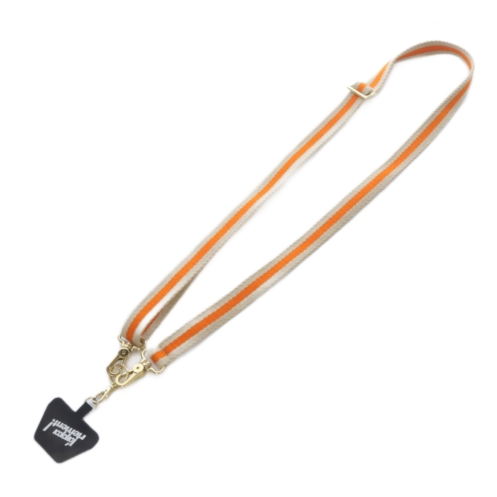 アパルトモン ドゥーズィエムクラス L'Appartement DEUXIEME CLASSE フォンストラップホルダー Phone Strap Holder オレンジ ベージュ拍卖