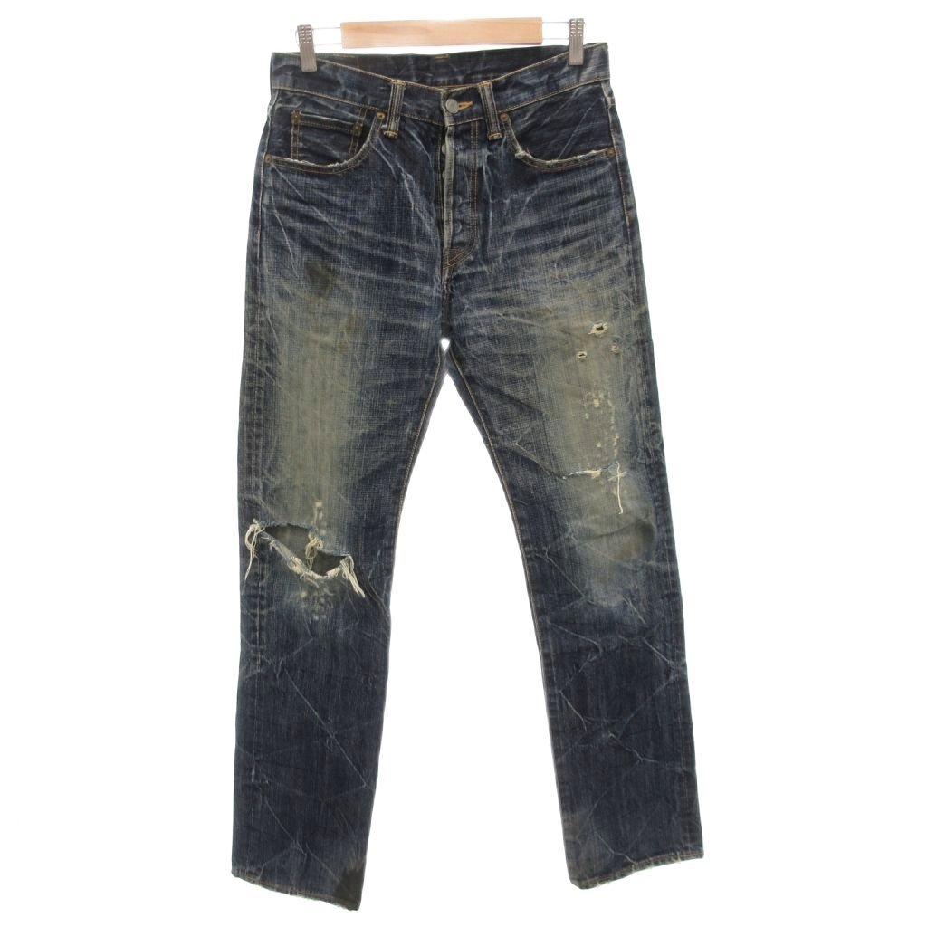エターナル ETERNAL 54871 デニム パンツ ジーンズ ダメージ加工 30 インディゴブルー /FF メンズ拍卖