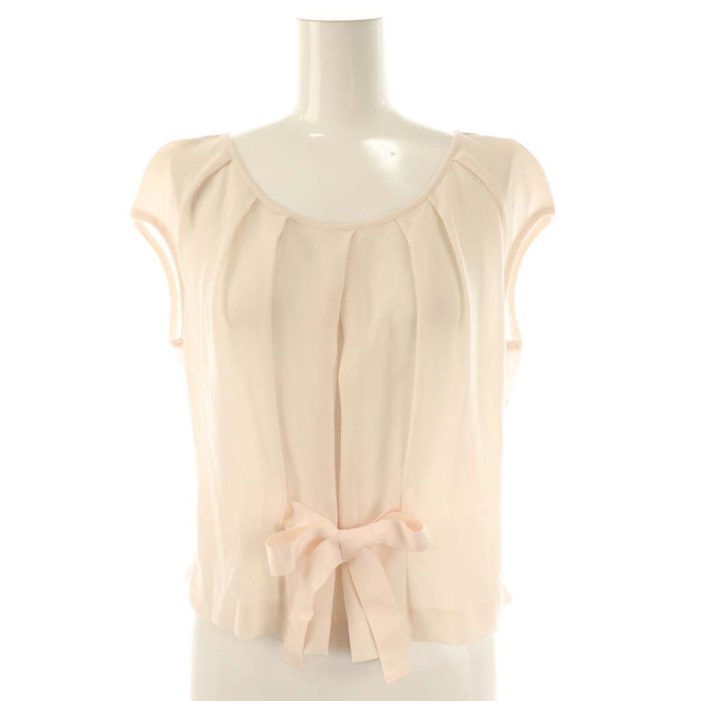 ハロッズ Harrods シアーノースリーブブラウス プルオーバー 2 ピンク /HK ■OS レディース拍卖