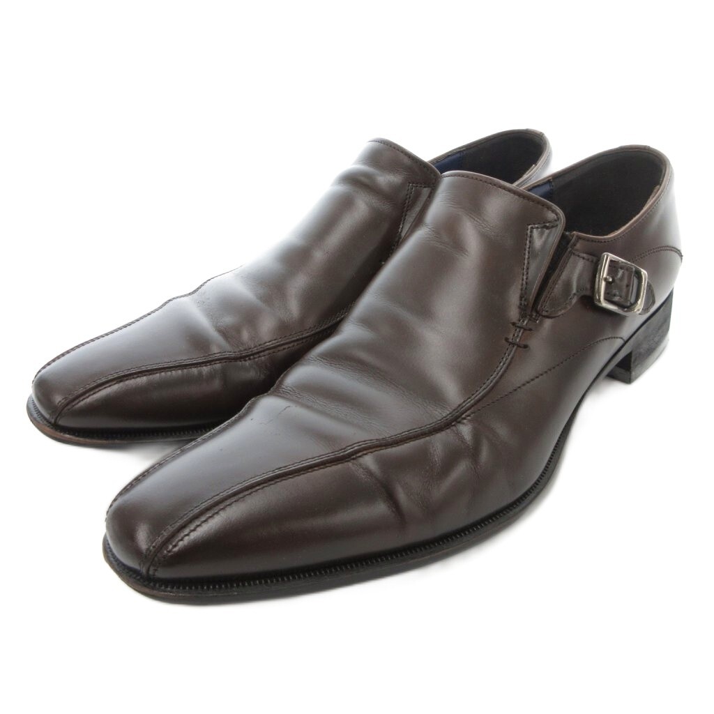 リーガル REGAL ビジネスシューズ 革靴 25cm ベルト レザー 本革 茶 ブラウン /AE拍卖