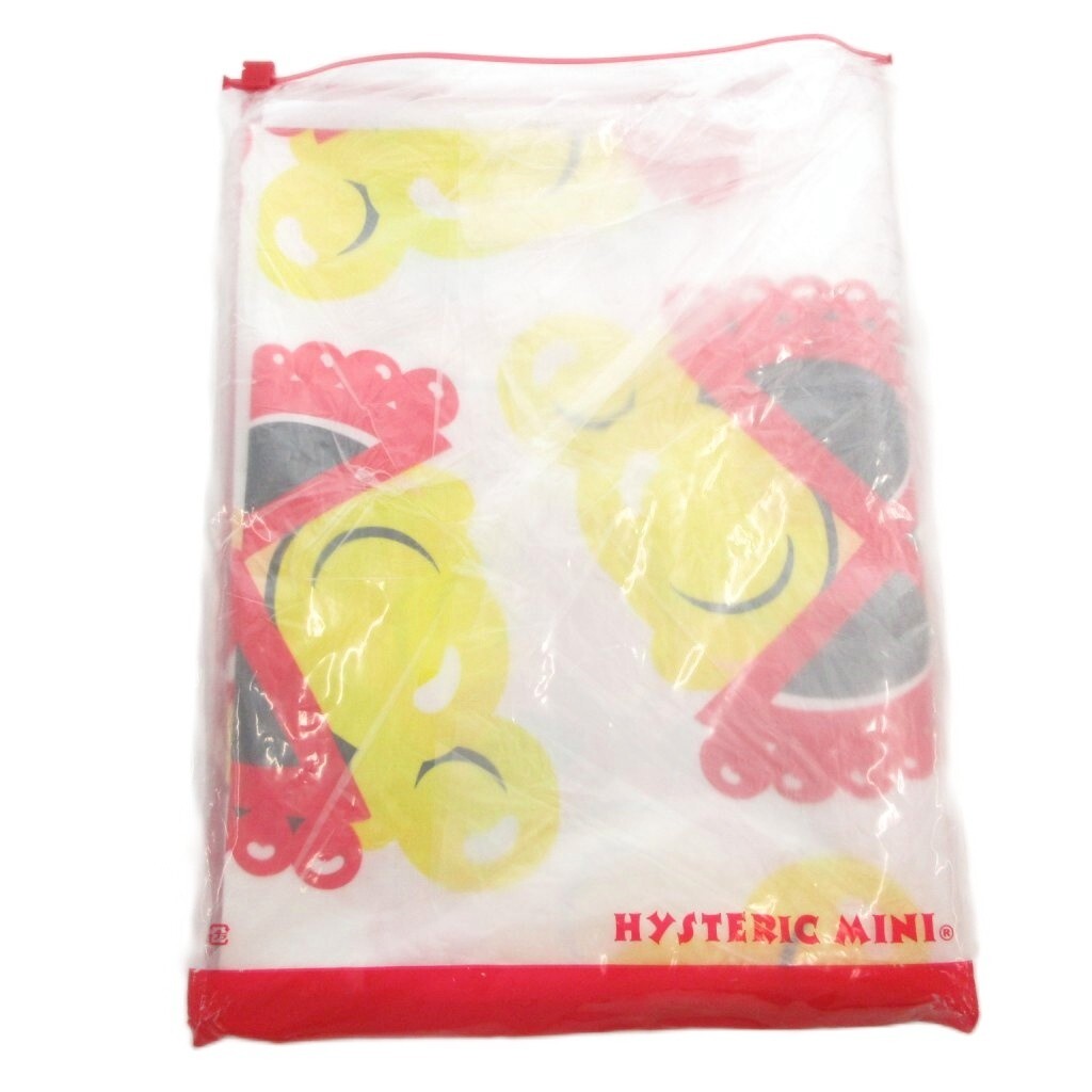 ヒステリックミニ Hysteric MINI レジャーシート ピクニック アウトドア フェイスミニ 総柄 白 ホワイト 赤 レッド /FF拍卖