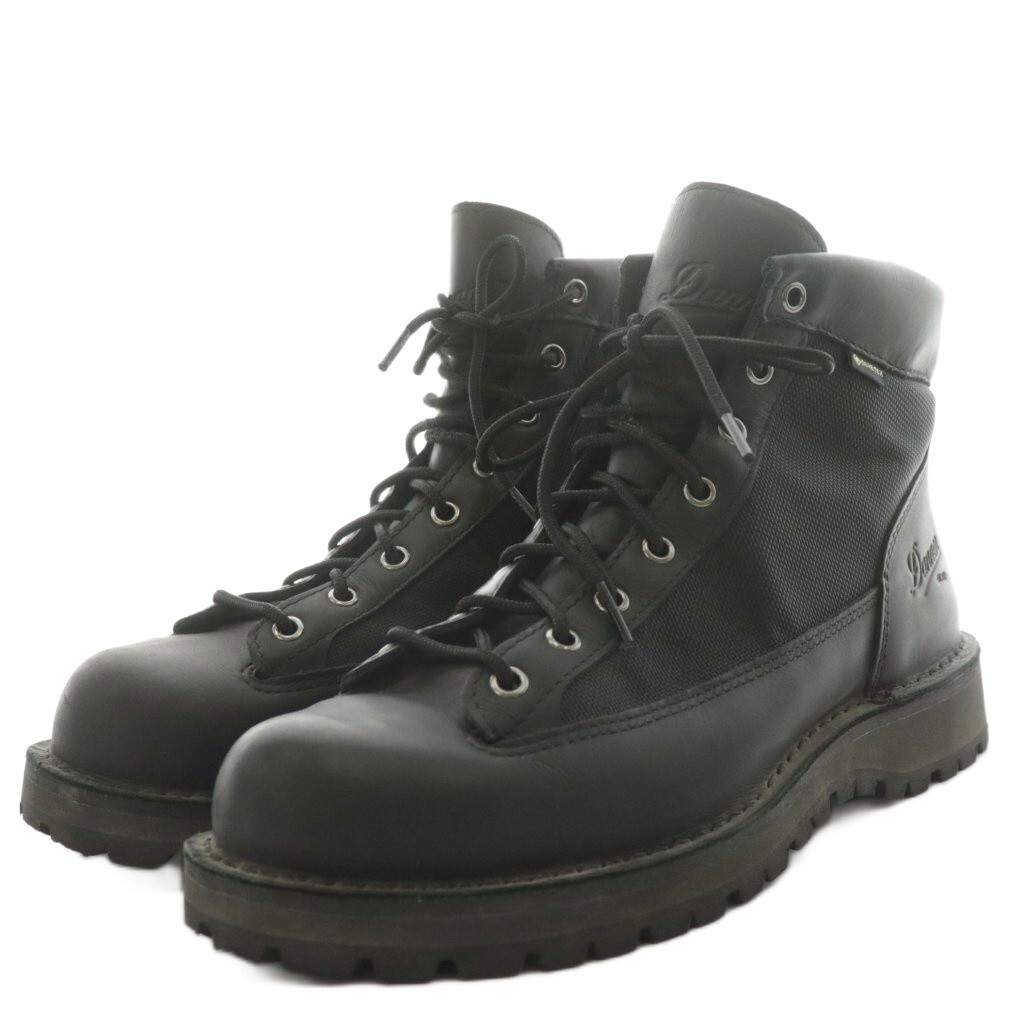ダナー DANNER フィールド トレッキングブーツ ショートブーツ レースアップ ロゴ 28.0cm 黒 ブラック D121003 /AN6拍卖