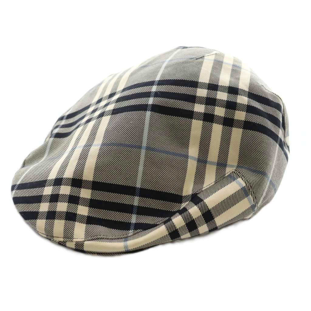 バーバリーブルーレーベル BURBERRY BLUE LABEL ハンチングキャップ 帽子 57cm グレー /SS ■OS ■GY57 メンズ拍卖