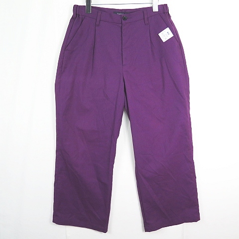 レイジブルー RAGEBLUE ワイドスラックス パンツ M パープル 2sa7006 メンズ拍卖