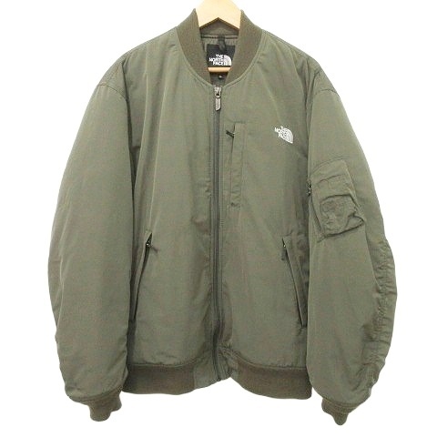 ザノースフェイス Insulation Bomber Jacket NY82132 インサレーション ボンバージャケット ブルゾン MA-1 XL カーキ メンズ拍卖