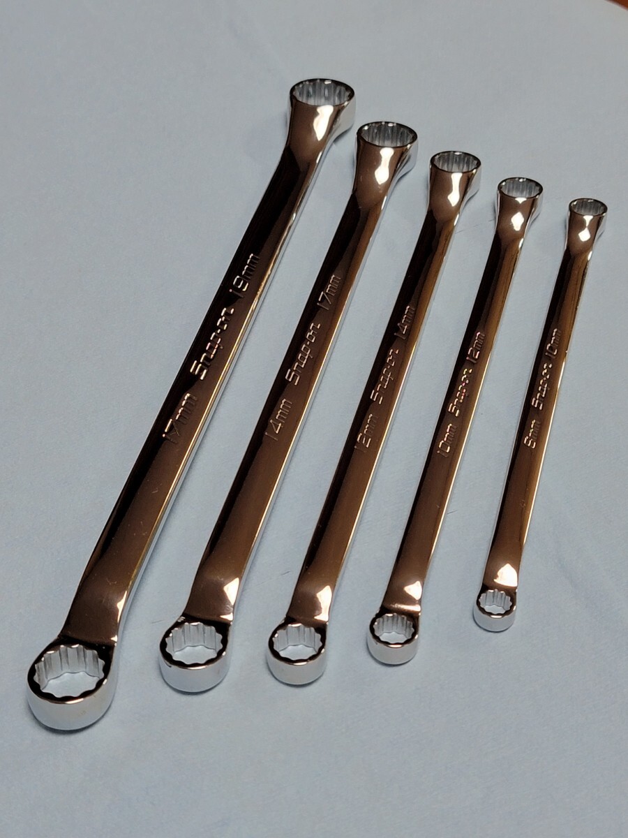 メガネレンチ XBM シリーズ 5本組 スナップオン 中古品 美品 保管品 810 1012 1214 1417 1719 SNAP-ON SNAPON レンチ メガネ レンチ拍卖