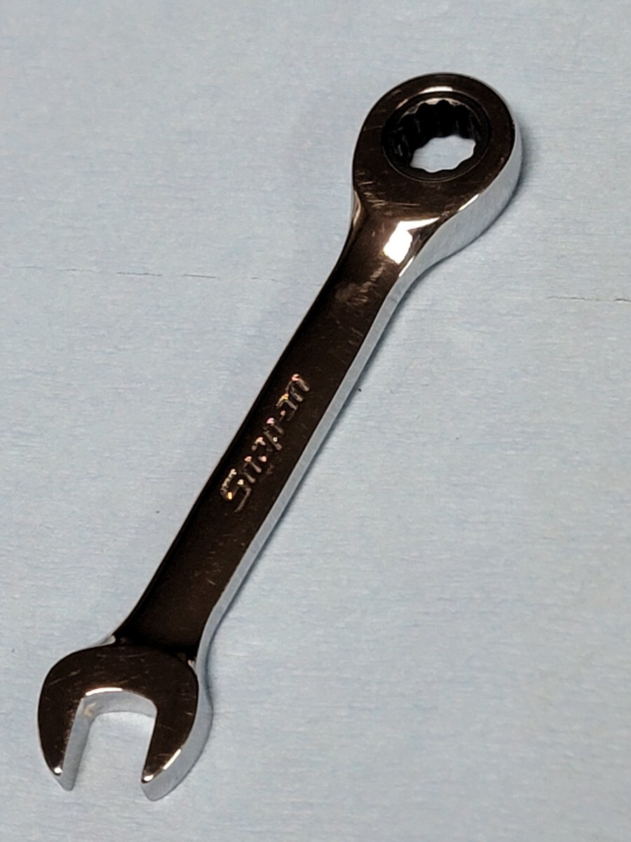 8mm スタビ コンビ ラチェット レンチ スナップオン OXIRM8 コンビネーション ラチェット 中古品 美品 保管品 約8.9cm SNAPON スタッピ拍卖